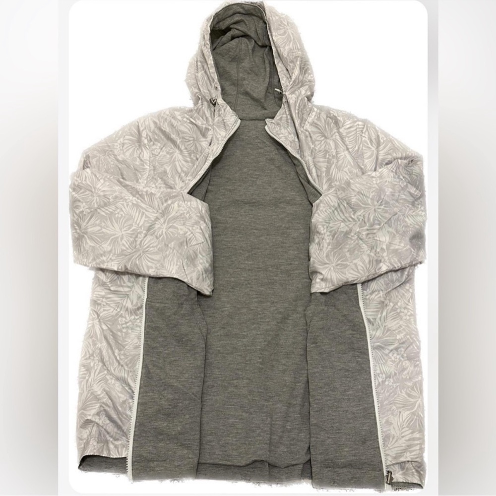 Zeroxposur Gray Palms Reversible Jacket~Size L - Picture 5 of 11